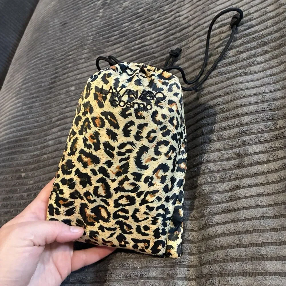 Lay-n-Go Cosmo Drawstring Cosmetic & Makeup Bag Organizer Toiletry Bag Travel